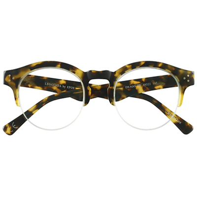 #ad Eyewear Epos Drago TR 48 22 145 Amber Turtle New $208.72