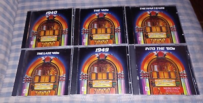 #ad 6 CD LOT Your Hit Parade The 1940#x27;s war Years 1949 into The 60#x27;s Time Life Music $24.99