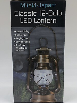 #ad 12 Bulb LED Lantern Classic Camping Lamp Mistaki Japan Elant12 $23.00