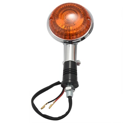 #ad Motorcycle Round Turn Signals Lights Blinker Indicator Lens for RoadM2 GBP 13.26