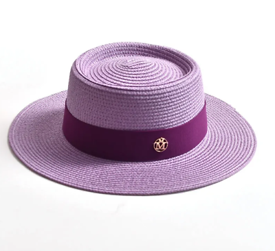 #ad Trendy Stylish Summer Beach Straw Sun Hat Cap Women Fashion Ribbon Hat Bonnet $19.99