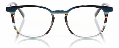 #ad Eyebobs Boardroom COLOR: 59 Multi Stripes Front with Teal Tortoise Temples $79.00