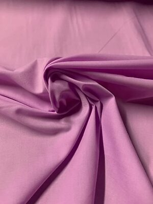 #ad Broadcloth Fabric 45quot; Cotton Polyester Blend 10 Yard Bolt Folded 42 Colors $34.95