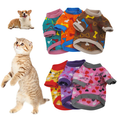 #ad Pet Vest Pet Sweater Fleece Vest Pet Supplies Dog Hoodies Warm Comfortable Soft# $3.76