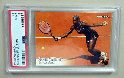 #ad Serena Williams Rookie Card PSA 9 Mint 2003 NetPro #1 Tennis Card $35.00