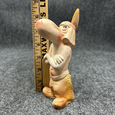 #ad Vintage Indian Squeak Toy Marked Dreamland Creations 1958 $39.99