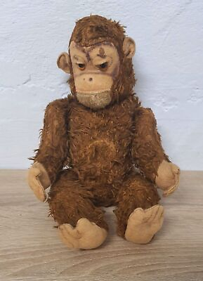 #ad Cute monkey 26 cm vintage original rarity antique rare $49.75