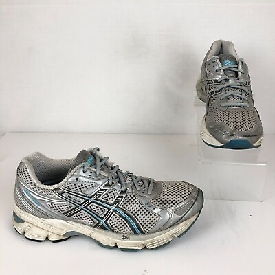 #ad Asics Women#x27;s Size 7 Gel 1150 Grey Silver Lace Up Running Athletic Sneakers Shoe $23.85