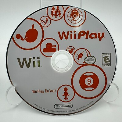 #ad Wii Play Nintendo Wii Disc Only *NO TRACKING * $6.49