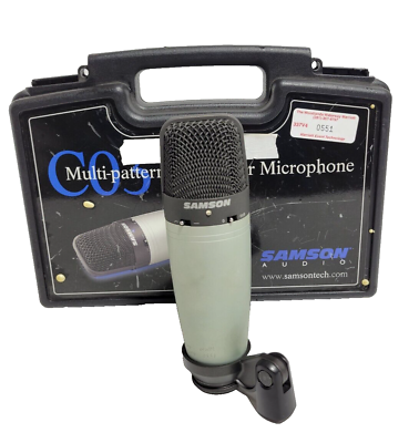 #ad #ad Samson C03 Multi Pattern Condenser Microphone Audio XLR Connector USED $75.99