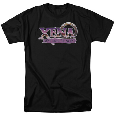 #ad Xena Warrior Princess Logo T Shirt Mens Licensed Classic TV Show Black $17.49