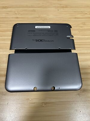 #ad OEM Nintendo 3DS XL LL Silver REPLACEMENT TOP SHELL BATTERY COVER Housing Only $29.99