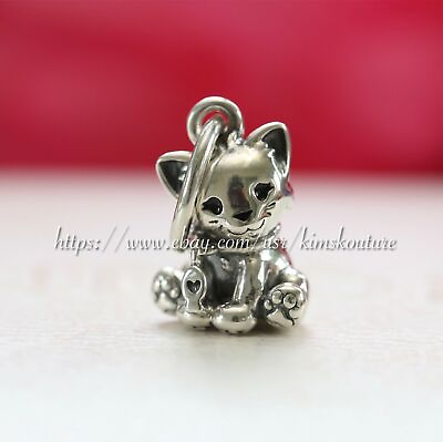 #ad Authentic Sterling Silver Charm Sweet Cat 798011EN16 Bead $34.99