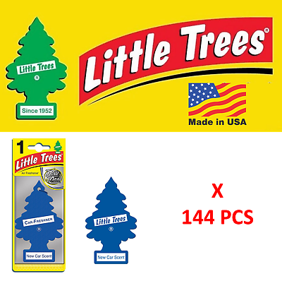 #ad New car scent Freshener 10189 Little Trees MADE IN USA Pack of 144 $104.97