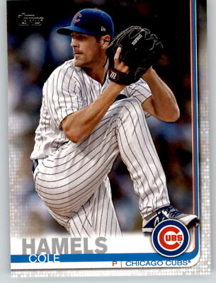 #ad 15 2019 Topps Series 2 15 Card Base Lot COLE HAMELS Cubs #540 $1.00
