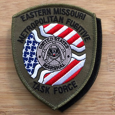 #ad US Marshals Service EDofMO Metro Fugitive TF FC V Genuine *Kokopelli Patch* $16.95
