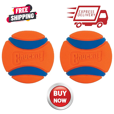 #ad Chuckit Ultra Ball Dog Toy Medium 2.5 Inch Diameter Pack of 2breeds 20 60 lb $8.55
