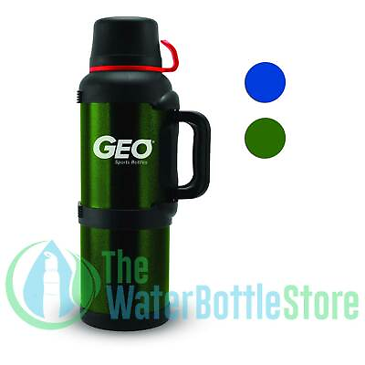 #ad GEO 4 Liter Vacuum Insulated Hot Cold Thermos Flask w Portable BpA Free Cup New $78.88
