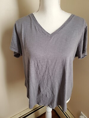 #ad Womens Large Old Navy T Shirt Gray Size Large $5.00