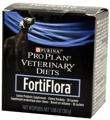 ✅✅ Purina Pro Plan Veterinary Diets FortiFlora Canine Dog 30ct Freeship ✅✅ $23.49