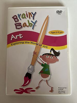 #ad Brainy Baby: Art Exploring the World of Art Ages 2 5 Years DVD Early Learn AU $12.95
