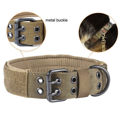 #ad Dog Collar for Large Dogs Reflective Collars Medium Smooth Load Rated $14.34