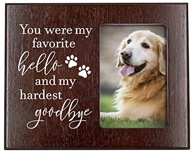 #ad Elegant Signs Dog Memorial Gifts Remembrance Picture Frame You were My Favo... $26.90