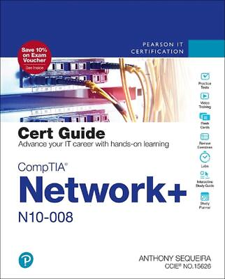 #ad CompTIA Network N10 008 Cert Guide by Anthony Sequeira English Hybrid Book $42.75