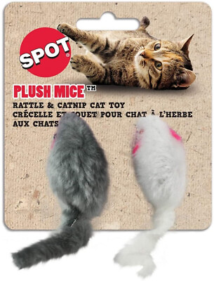 #ad Spot Plush Mice Rattle and Catnip Cat Toy $4.57