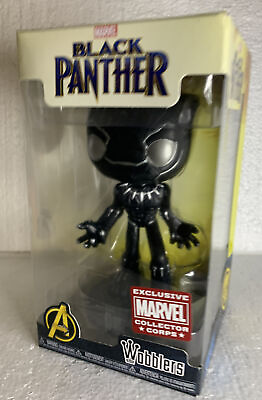 #ad Funko Marvel Wobblers Black Panther Marvel Collector Corps Disney Exclusive $11.33