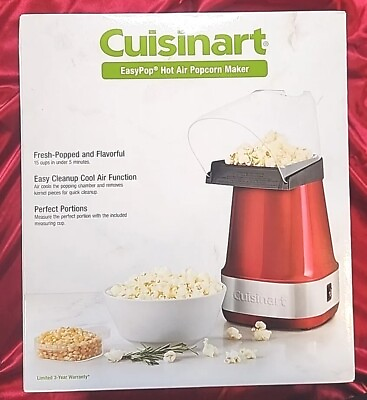 #ad Cuisinart Easypop Hot Air Popcorn Maker Brand New In Box $29.99