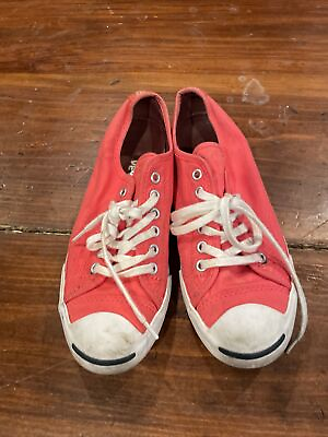 #ad converse jack purcell Pink Low Top Womans Size 8 $13.39