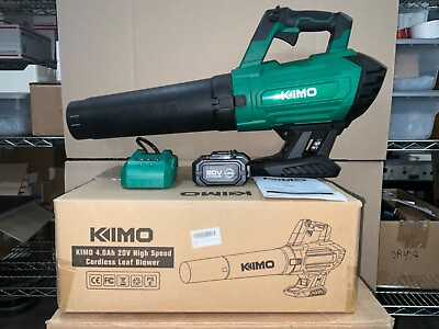 #ad Cordless Leaf Blower KIMO 400CFM 150MPH Battery Powered Blower NEW $59.95