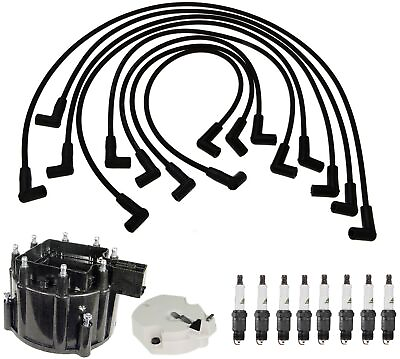 #ad ACDelco Ignition Kit Distributor Rotor Cap Wire Spark Plugs For Buick Chevy GMC $101.95
