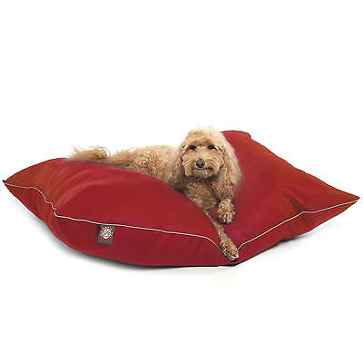 #ad Super Value Machine Washable Dog Bed Medium Red $23.29