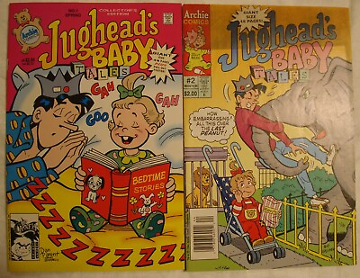 #ad Archie Comics JUGHEAD#x27;S BABY TALES #1 And #2 52 Page Giants With Poster $7.99