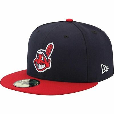 #ad 70360926 Mens New Era MLB Authentic 59FIFTY 5950 Fitted Cleveland Indians $42.99