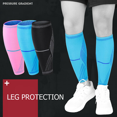 #ad Pain Relief Gym Running Compression Calf Sleeve Leg Brace Support $15.66