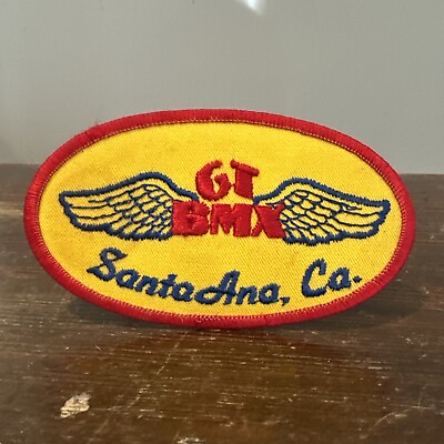 #ad Vintage Old School BMX NOS GT BMX Santa Ana Ca. Patch 1970s $55.00