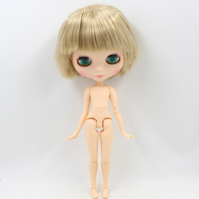 #ad 12quot; Neo Blythe factory Doll short blond hair gentle white 20 joints boy body $75.99