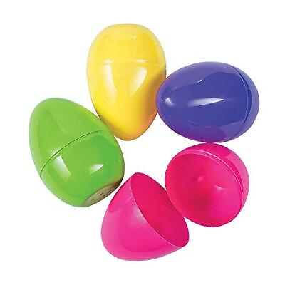#ad Large Easter Eggs Set of 12 in assorted colors 6 inch in size Egg Hunt ... $21.71