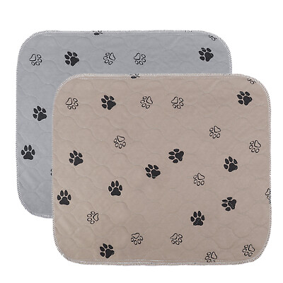 #ad Washable Dog Pee Pads Puppy House Training Pads Soft Waterproof Doggy Underpads $8.99