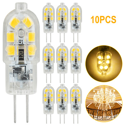 #ad 20PCS G4 20W 2835 SMD Bi pin 12 LED Lamp Light Bulb DC 12V 6000K White Warm US $14.99
