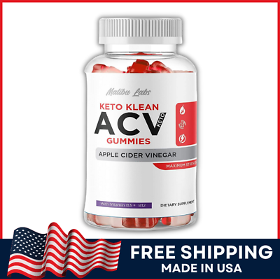 #ad Keto Klean ACV Gummies Apple Cider Vinegar 1500mg Clean 30 Day Supplement 1 Pack $24.72
