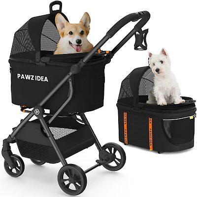 #ad Pet Stroller 4 in 1 Dog Strollers for Small Medium Dogs Cats with Detachable... $248.04