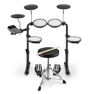 #ad 🥁 Donner DED 70 Electronic Drum Set Quiet Mesh Pads Electric Drum Kit Throne $169.99
