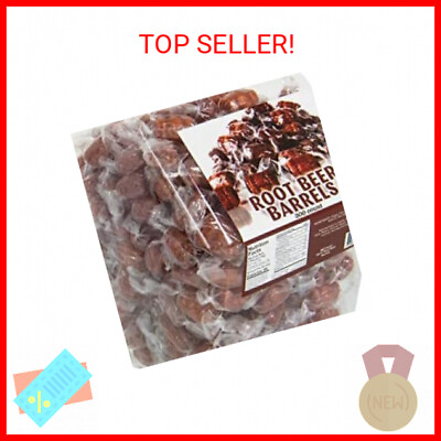 #ad Root Beer Barrels Hard Candy Bulk Tub 300 Pieces Old Fashioned Candies Root B $46.96