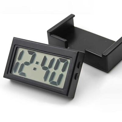#ad Mini Digital LCD Table Auto Car Dashboard Desk Date Time Small Calendar Clock $2.23