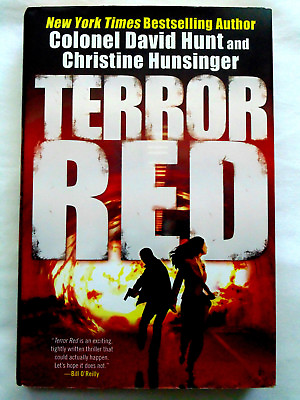 #ad Terror Red by Col. David Hunt amp; Christine Hunsinger Action Terrorism Adventure $2.99