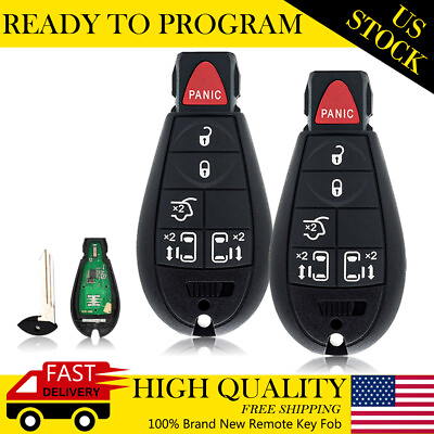 #ad 2 Replacement For Dodge Grand Caravan Chrysler Town and Country Remote Key Fob $14.99